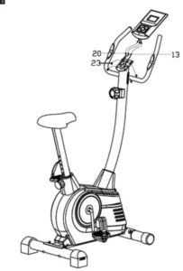 KAYOBA 002-714 Exercise Bike Manual Image