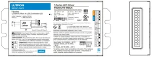 LUTRON T-Series LED Dimming Driver Manual Image