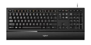 Logitech K740 Illuminated Keyboard with Built-in Palm Rest Manual Image