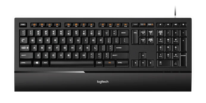 Logitech K740 Illuminated Keyboard With Built In Palm Rest Manual