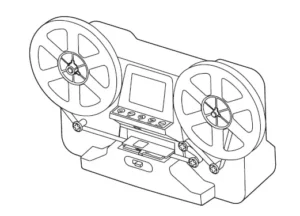 MAGNASONIC FS81 Super 8/8mm Film Scanner Manual Image