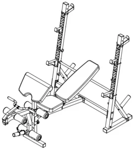 MD-857 Marcy Diamond Elite Olympic Bench Manual Image