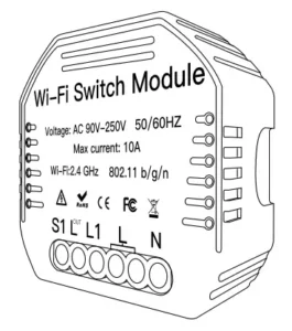 MoseHouse WiFi Switch Module MS-104 Manual Image