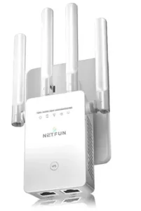 NETFUN 300 Mbps Upgraded WiFi Extender Signal Booster Manual Image