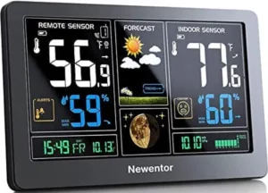 Newentor NT3378 Weather Station Wireless Indoor Outdoor Thermometer Manual Image