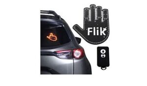 FLIK ME Baby – Give The Bird & Wave to Other Drivers, Hottest Gifted Manual Image