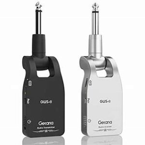 Getaria Upgrade 2.4GHZ Wireless Guitar System Built-in Rechargeable Transmitter/Receiver Manual Image