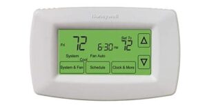 Honeywell Digital 7-Day Programmable Thermostat RTH7400D1008 Manual Image