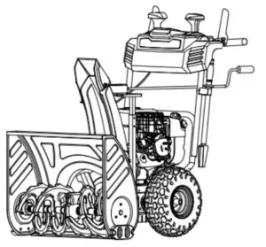 POWERSMART PSSAM24BS 24-26 inch Two Stage Gas Snow Thrower Manual Image