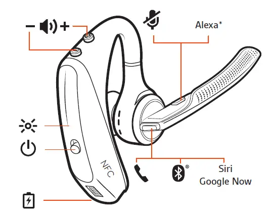 pairing plantronics voyager headset