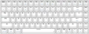 SKYLOONG GK84 USB+Bluetooth 2 Mode Keyboard Manual Image
