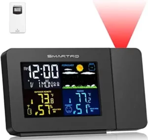 SMARTRO SC91 Time and Temperature Projection Alarm Clock Manual Image