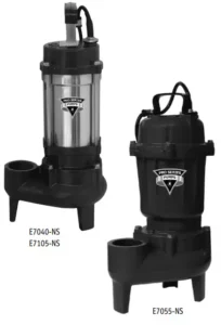 Sewage Pumps E7040, E7055, E7105 Manual Image