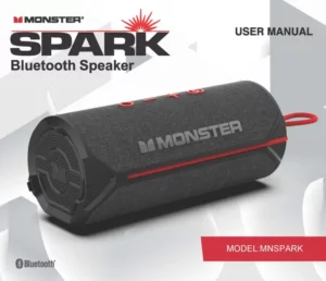 MONSTER MNSPARK Spark Bluetooth Speaker Manual Image