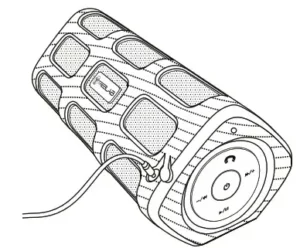TREBLAB FX100 Bluetooth Speaker Manual Image