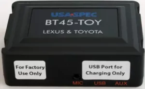 USA SPEC BT45-TOY Bluetooth Music Phone for Lexus & Toyota Manual Image