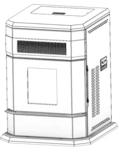 VOGELZANG VG5790 Hopper Pellet Stove Manual Image