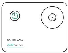 Kaiser Baas Action Camera X220 Manual Image