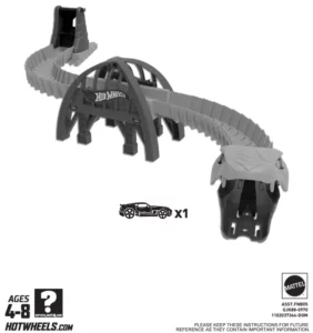 HOT WHEELS Viper Bridge Attack Manual Image