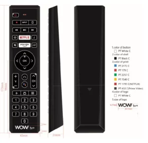 WOW 2AW68-SDMB047 Remote Control Manual Image