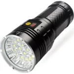 Woputne FR-SDJS-0309-1304 Rechargeable 10000 Lumen 18 LEDs Flashlight Manual Thumb
