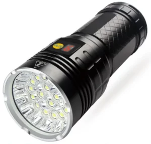 Woputne FR-SDJS-0309-1304 Rechargeable 10000 Lumen 18 LEDs Flashlight Manual Image