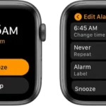 Add an alarm on Apple Watch Manual Thumb