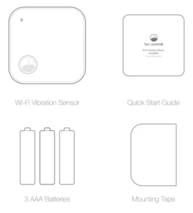 fox & summit FS-VS200 WiFi Vibration Sensor Manual Image