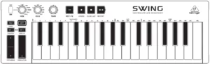 behringer SWING 32 Keys MIDI CV and USB MIDI Controller Keyboard Manual Image