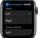 Change language and orientation on Apple Watch Thumb