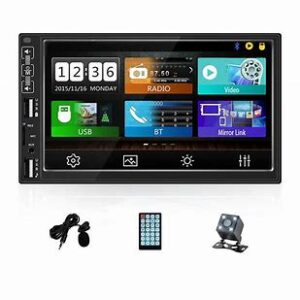 CAMECHO Car Stereo Double Din Car Radio LG-7-EW-001 Manual Image