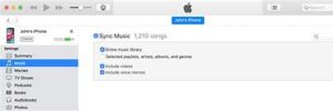 Apple Use iTunes to sync your iPhone, iPad, or iPod with your computer Manual Image