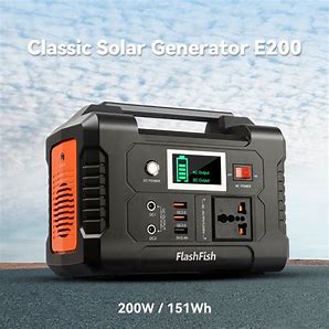 FlashFish E200 Portable Solar Generator Manual Image