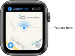 Find places and explore with Apple Watch Manual Image