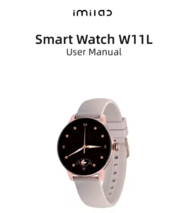 imilab W11L Smartwatch Manual Image