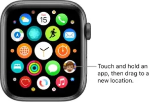 Organize apps on Apple Watch Manual Image