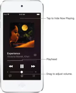 Apple Play music on iPod touch Manual Image