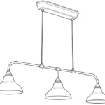 IKEA AGUNNARYD Pendant Lamp with 3 Lamps Manual Thumb