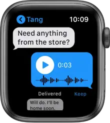 can u send messages on apple watch se