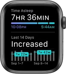 Track your sleep with Apple Watch Manual Image