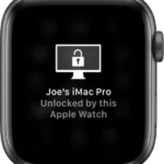 Unlock your Mac with Apple Watch Manual Thumb