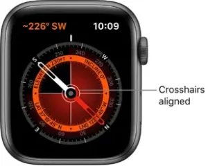 Use Compass on Apple Watch (Apple Watch SE and Apple Watch Series 5 and later only) Manual Image