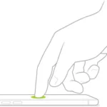 Apple Wake and unlock iPhone Manual Thumb