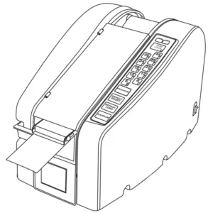 ULINE Marsh Electric Kraft Tape Dispenser H-1360 Manual Image