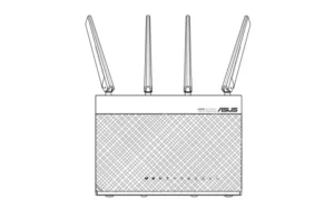 ASUS Wireless Modem Router AC1900 LTE AC68U Manual Image