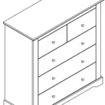 A T HOME GREY 3+2 Drawer Chest Manual Thumb