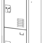 ADIR office Four Tier Locker ADI629-204 Manual Thumb