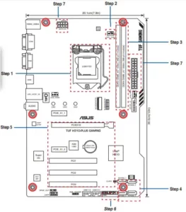ASUS Motherboard Gaming TUF H310-PLUS Manual Image