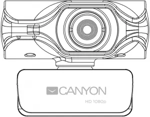 CANYON 2K Quad HD Live streaming Web Camera CNS-CWC6N Manual Image