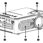 Ltc Compact-sized Led Video Projector Ltc, VP30-BAT Manual Thumb